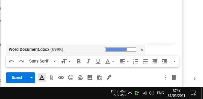 wait for the upload How to Send a Word Document to Gmail (Step by Step Guide)