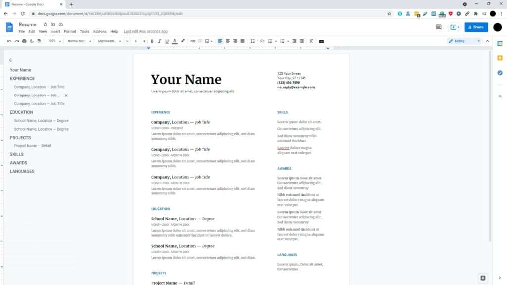 Google Docs PC How to Add Sticky 'Word Count' to Google Docs