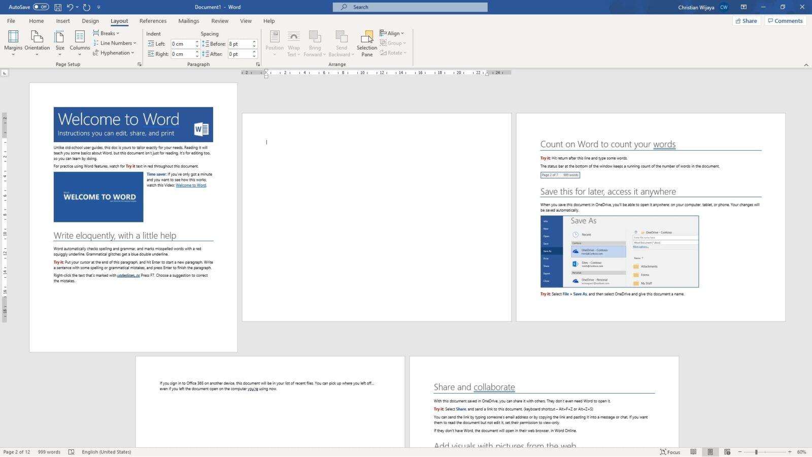 how to put a landscape page in microsoft word