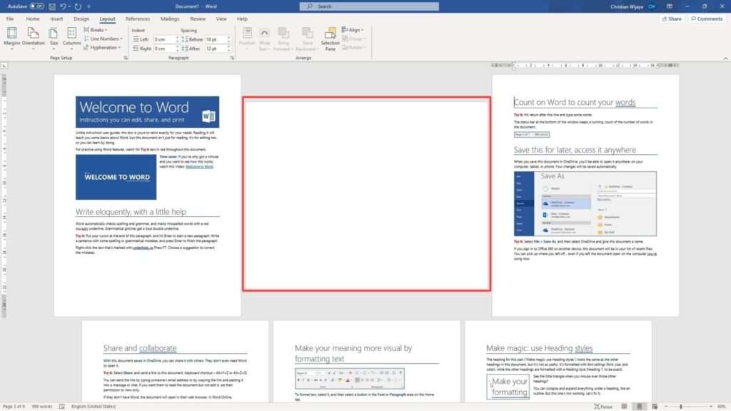 how-to-landscape-one-page-in-microsoft-word-youtube