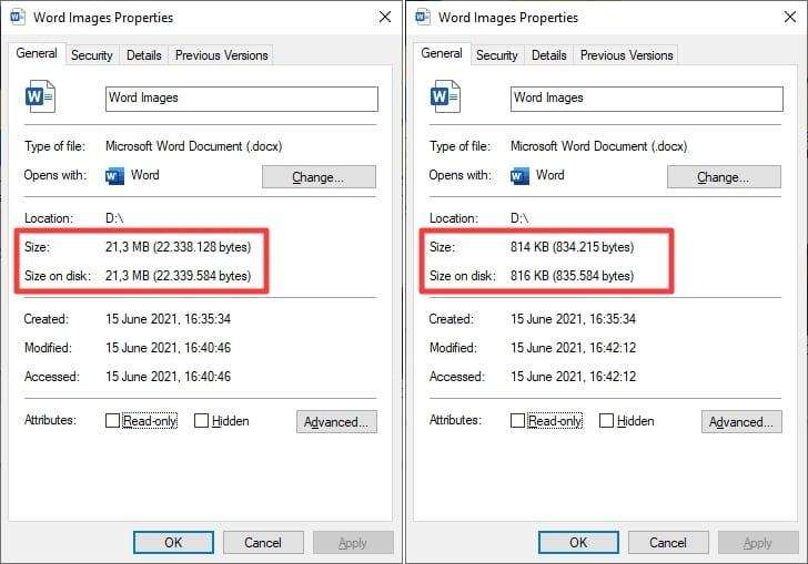 original vs compressed How to Compress Pictures in Word Without Affecting Their Quality