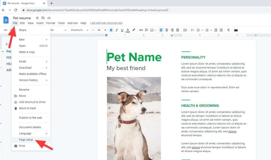 How to Change Page Margins In Google Docs?