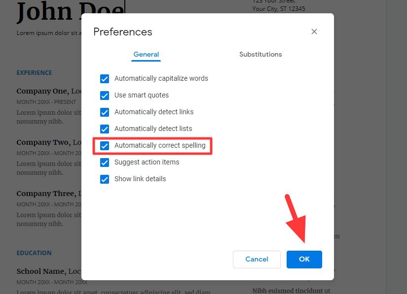 automatically correct spelling How to Enable Autocorrect on Google Docs as You Typing