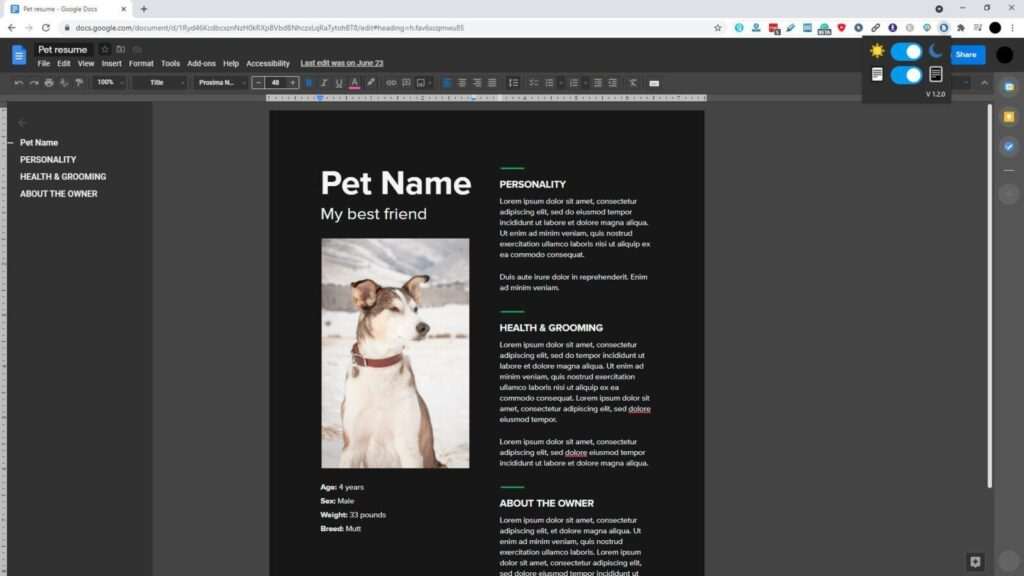 google docs dark mode How to Enable Dark Mode on Google Docs Desktop