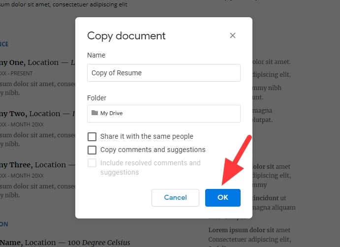 new document ok How to Delete Revision History in Google Docs Quickly