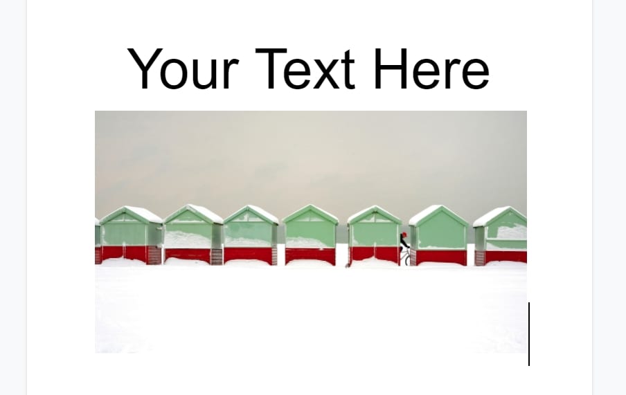 text and image How to Put Text on Top of an Image in Google Docs