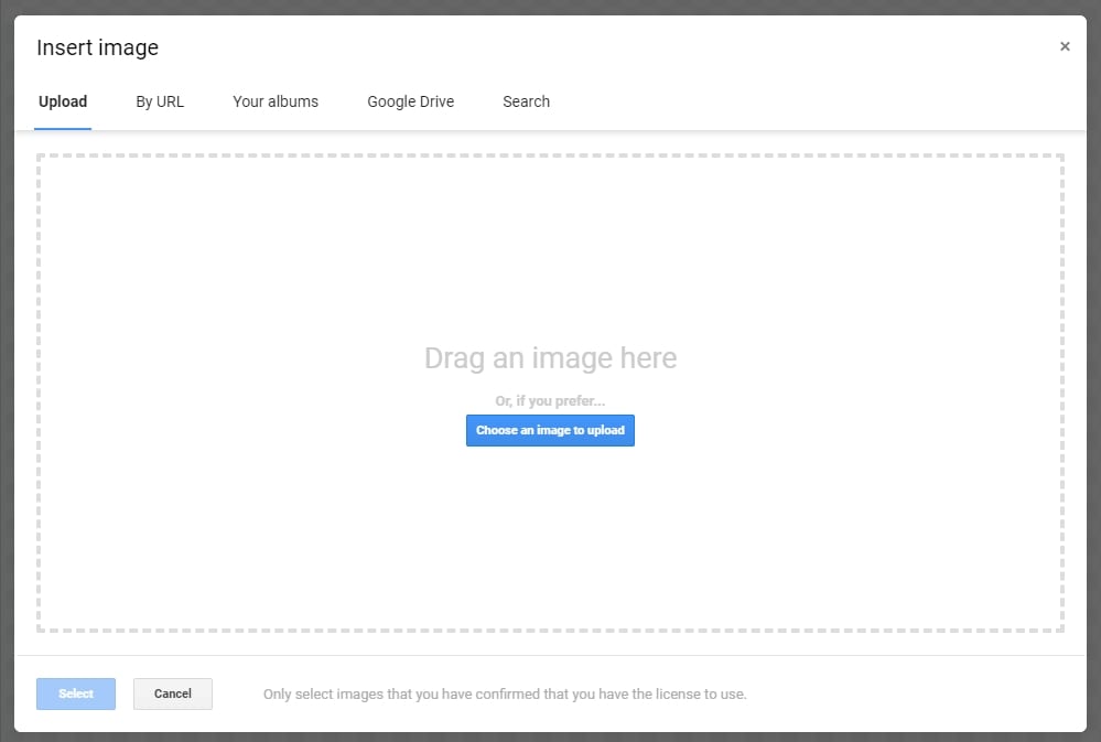 upload image How to Put Text on Top of an Image in Google Docs
