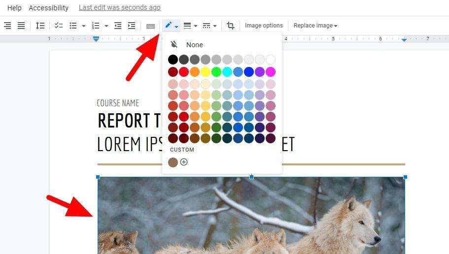 border color How to Add Borders to an Image on Google Docs