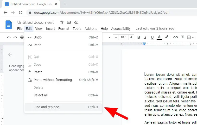 find and replace How to Find & Replace Specific Words on Google Docs