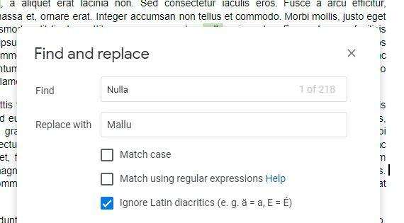 find replace How to Find & Replace Specific Words on Google Docs