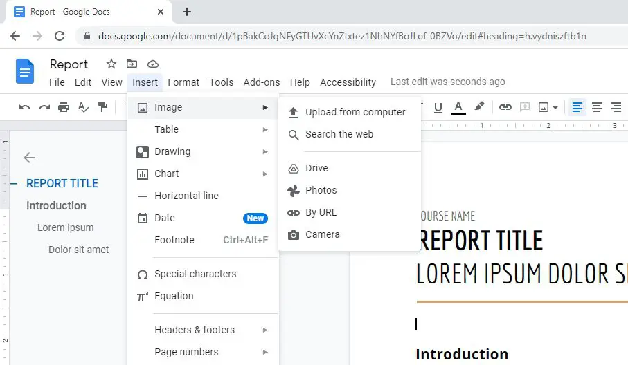 image google docs How to Add Borders to an Image on Google Docs