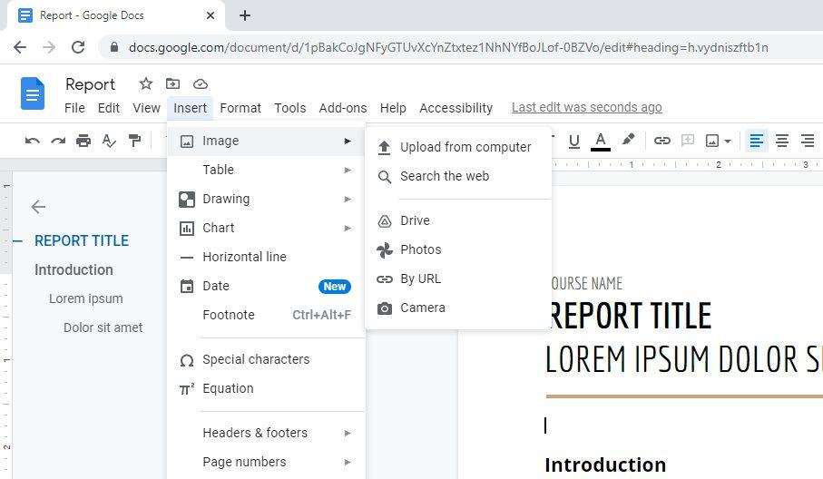 image google docs How to Add Borders to an Image on Google Docs