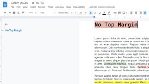 no top margin How to Remove Top Margin in Google Docs