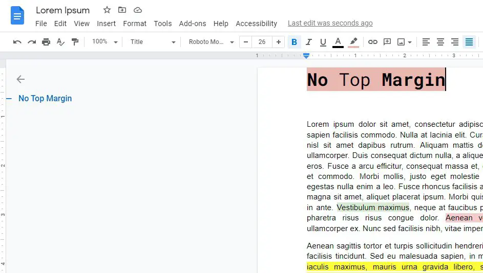  How To Remove Top Margin In Google Docs Vegadocs