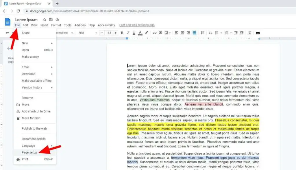 How To Remove Top Margin In Google Docs