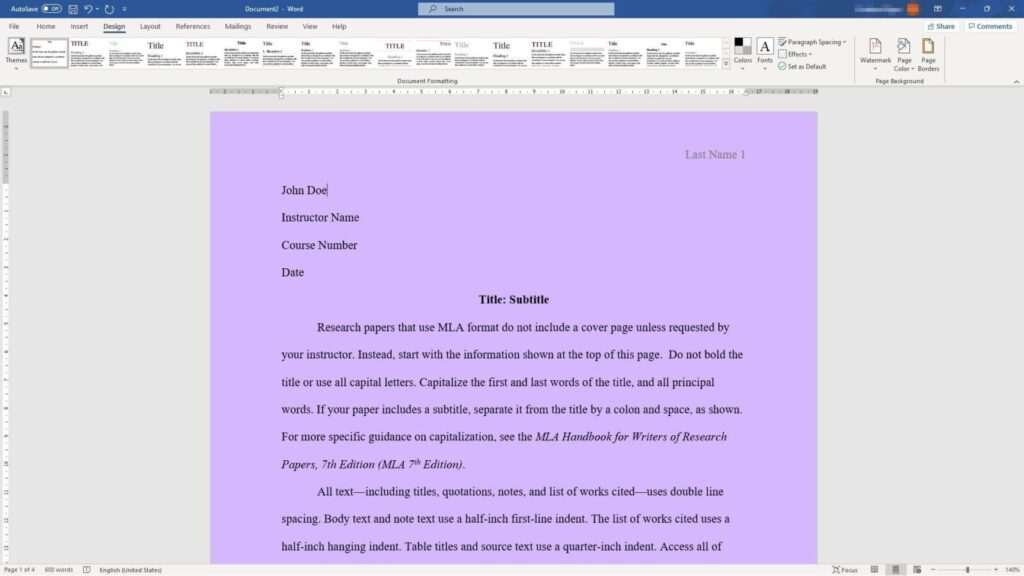 colored document background How to Change Background Color in Ms. Word 2016