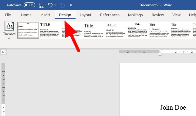design 5 How to Change Background Color in Ms. Word 2016