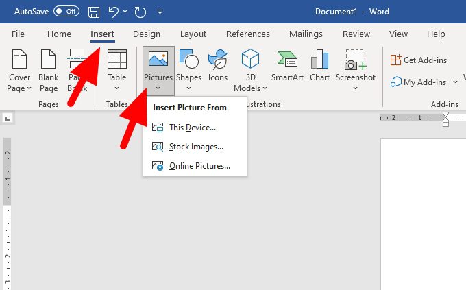 insert pictures 3 How to Precisely Resize an Image in Microsoft Word