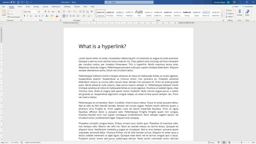 microsoft word 10 How to Insert a Hyperlink in Microsoft Word
