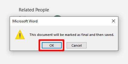 ok 120 How to Restrict Other Users from Editing a Word Document