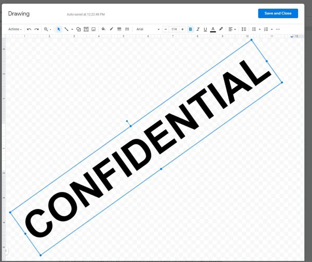 rotated watermark How to Add a Watermark in Google Docs