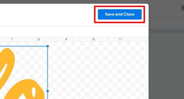 save and close 1 How to Draw Something on Google Docs