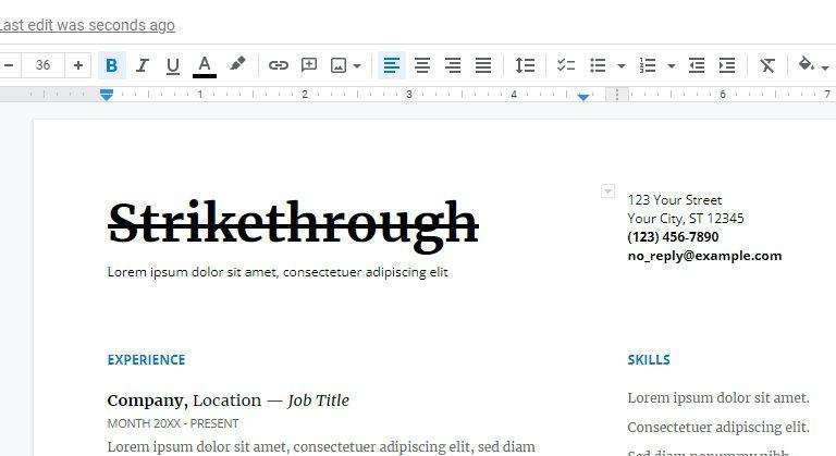 strikethrough How to Add Strikethrough to Text on Google Docs