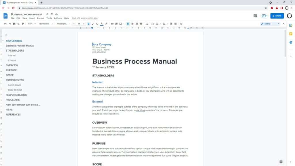 google docs 1 How to Make a Table of Contents in Google Docs