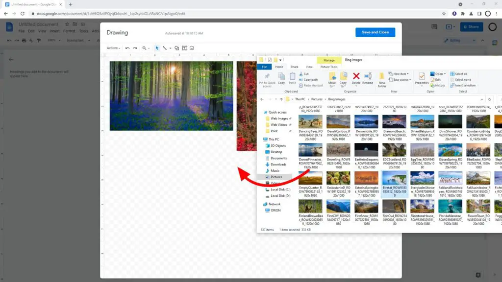 insert other images How to Create a Simple Photo Collage in Google Docs