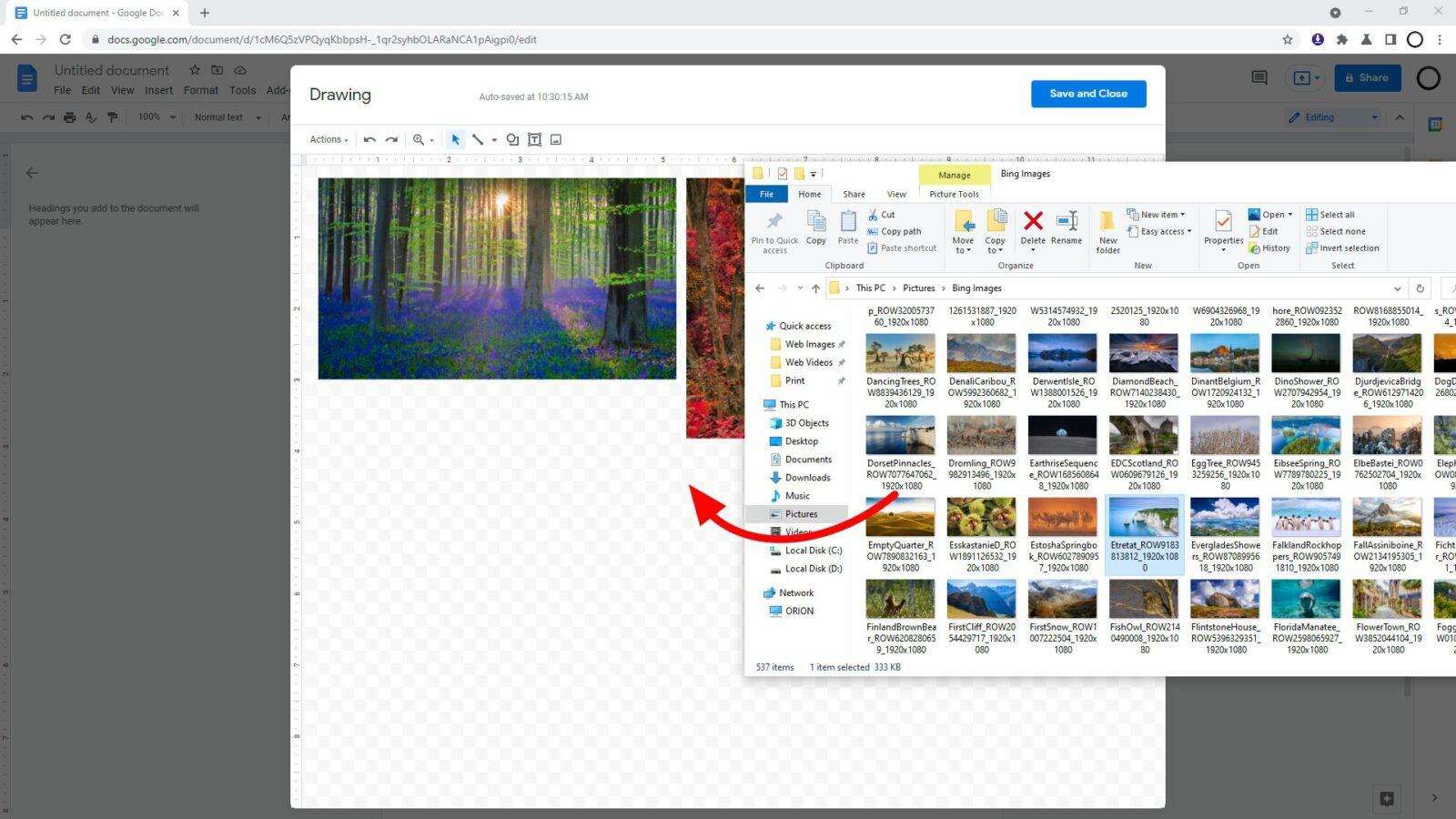 How to Create a Simple Photo Collage in Google Docs - Vegadocs