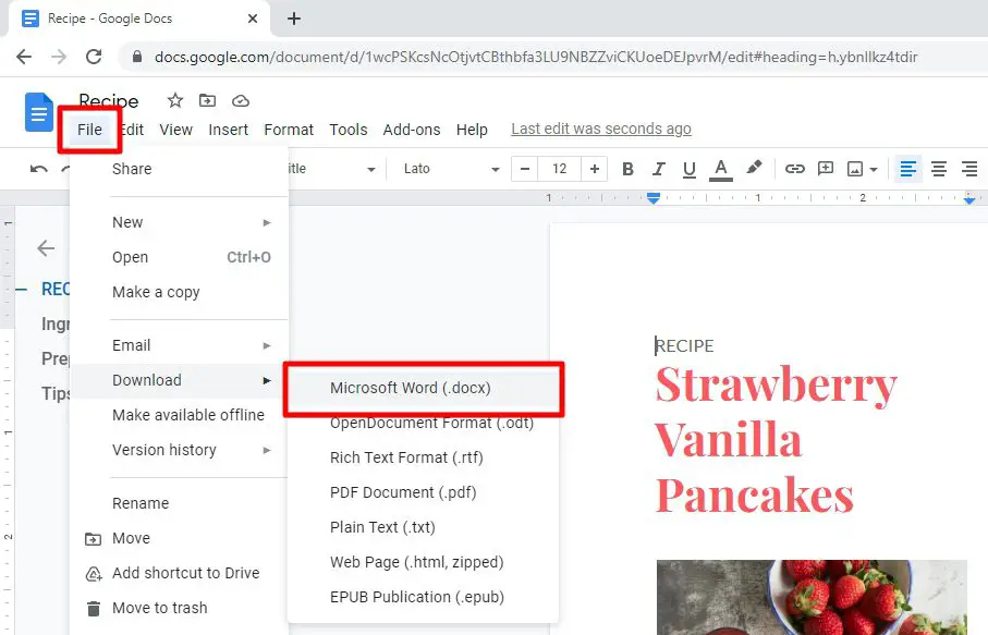 microsoft word How to Save Google Docs Document to a Flash Drive