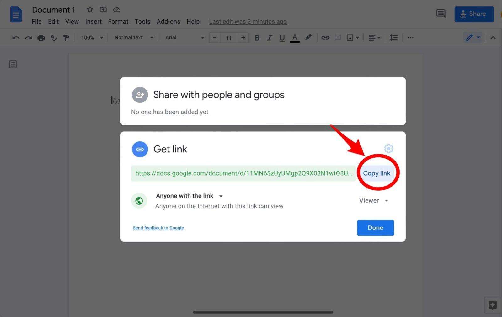 How to Share Google Docs - Vegadocs