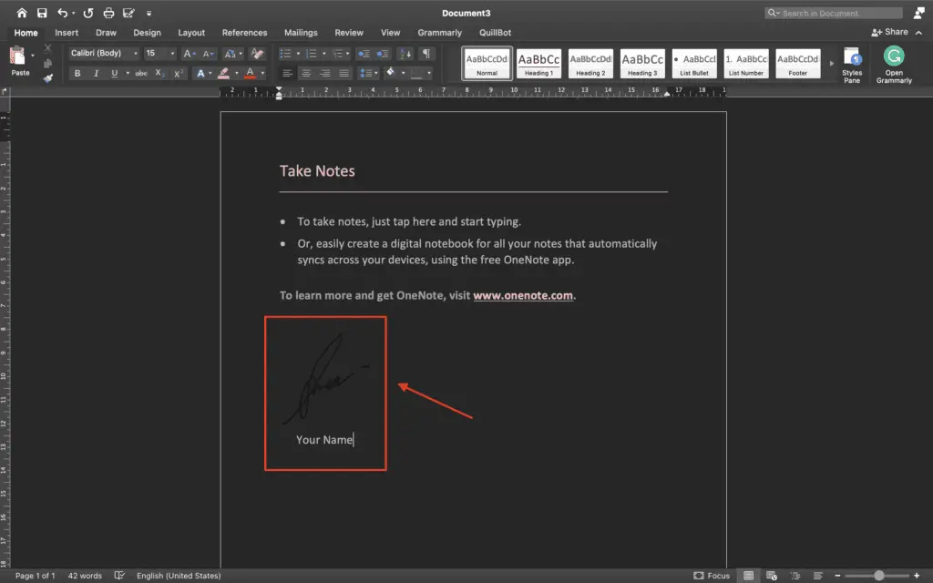 Screen Shot 2022 01 24 at 17.41.49 How to Insert Digital Signature in Word