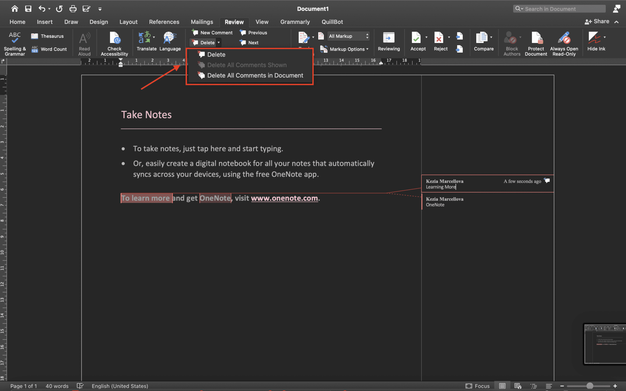 How to Remove Comments in Word - Vegadocs