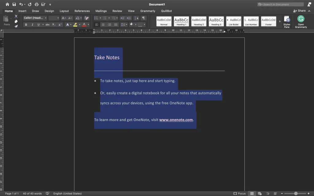 Screen Shot 2022 01 27 at 15.31.25 How to Enable Double Space in Microsoft Word