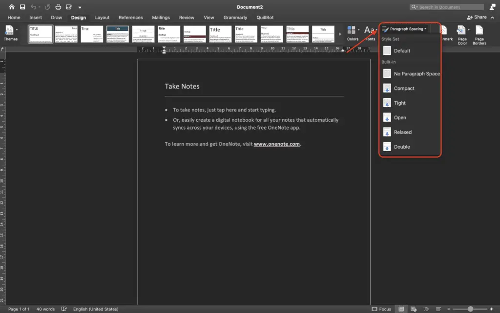 Screen Shot 2022 01 27 at 15.37.07 How to Enable Double Space in Microsoft Word