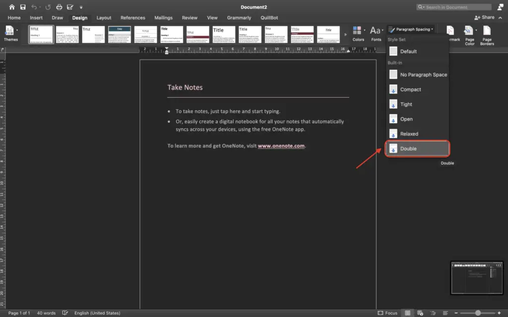 How to Enable Double Space in Microsoft Word