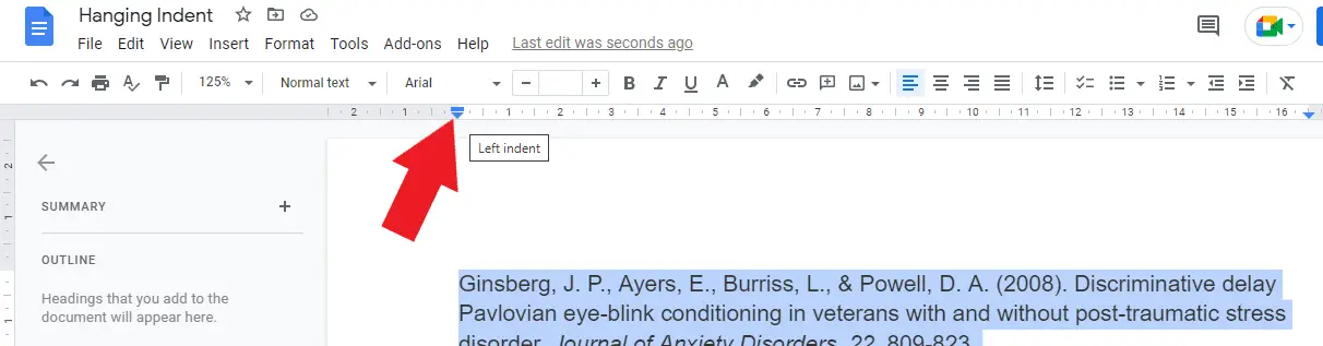 How To Do Hanging Indent on Google Docs - Vegadocs