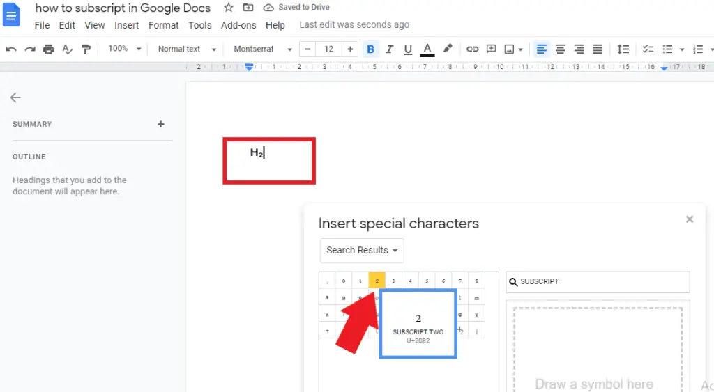 PIC 9 How To Subscript In Google Docs