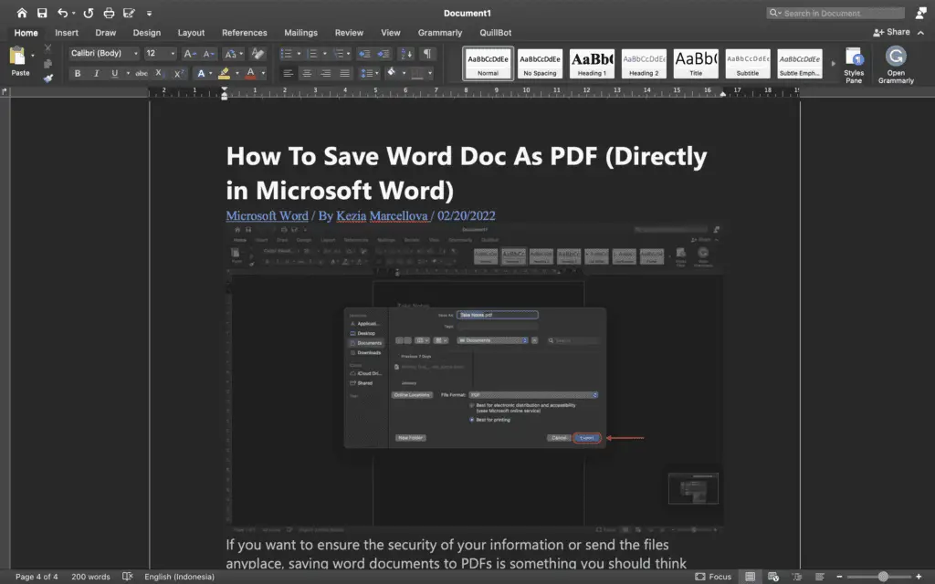 Screen Shot 2022 04 08 at 23.22.34 How To Delete a Page in Word on Mac 