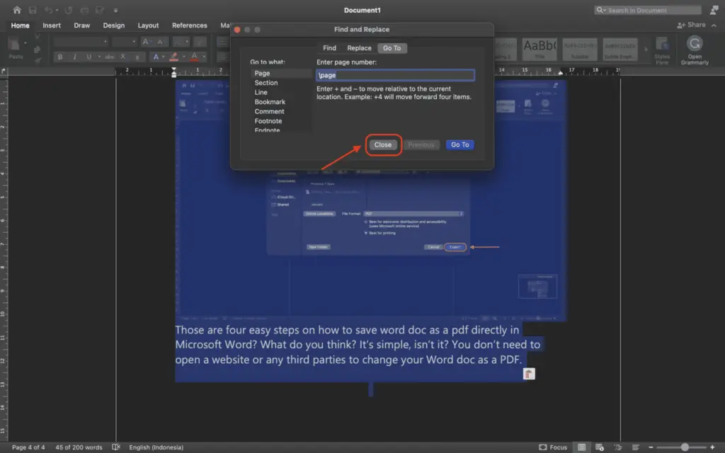 Screen Shot 2022 04 08 at 23.31.37 2 How To Delete a Page in Word on Mac 