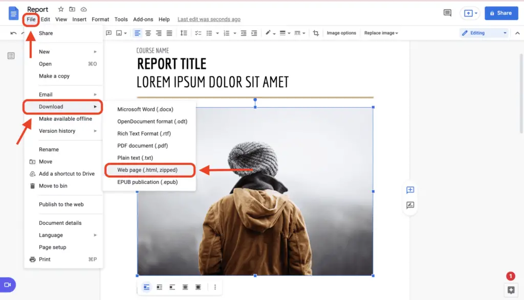 How To Save an Image From Google Docs on Mac