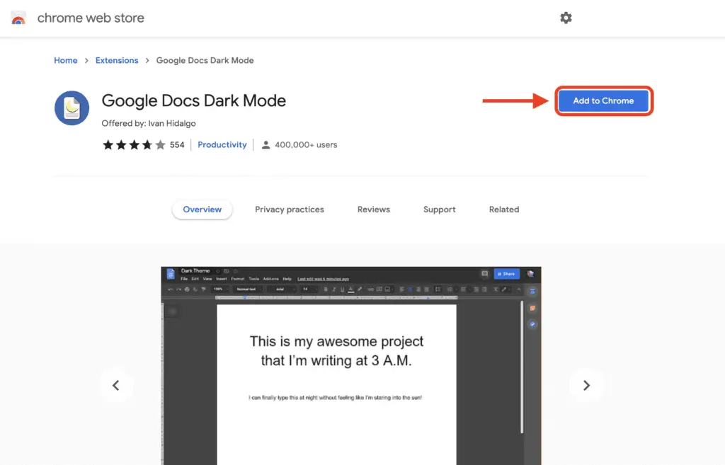 Screen Shot 2022 04 16 at 20.18.25 How To Make Google Docs Dark Mode on Mac
