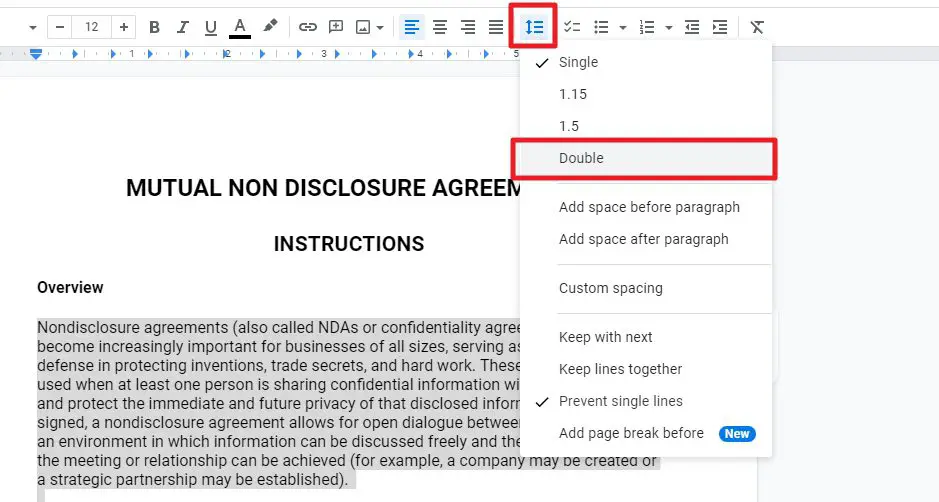 double How to Double Space Lines & Paragraphs In Google Docs