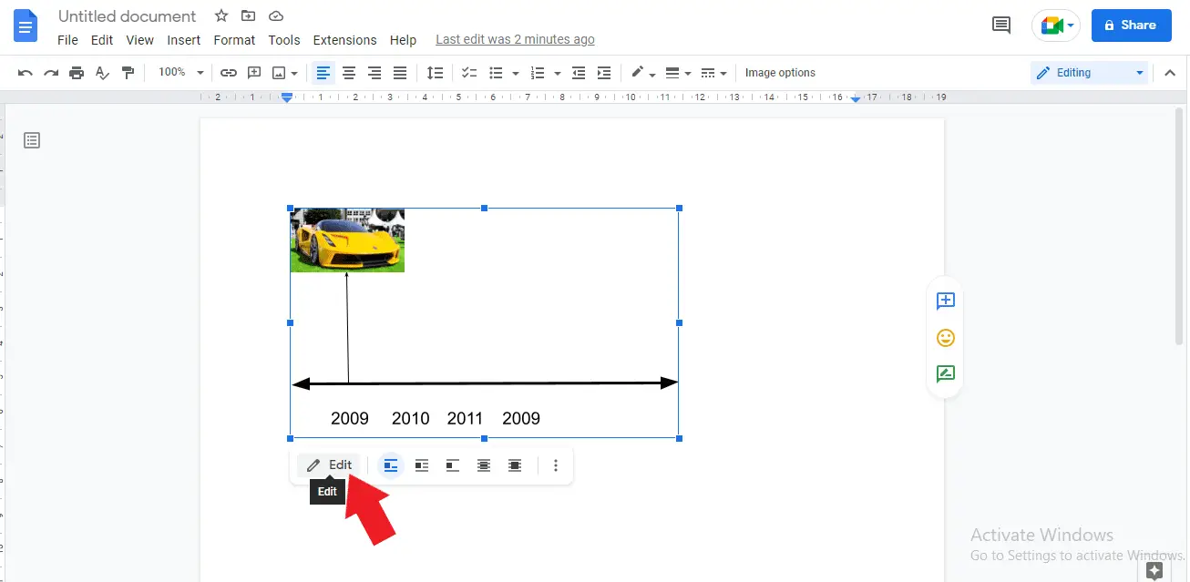 How To Make a Timeline On Google Docs - Vegadocs