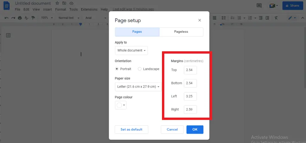 PIC 9 1 How To Set Margins In Google Docs