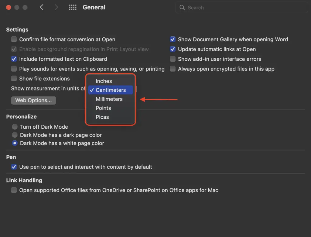 How To Change CM To Inches In Microsoft Word Mac