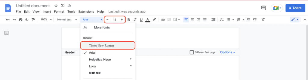 Screen Shot 2022 05 31 at 12.35.02 How to Do MLA Format on Google Docs