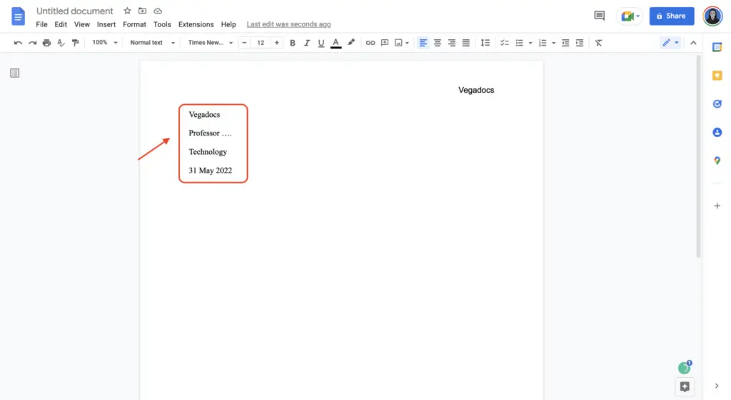 Screen Shot 2022 05 31 at 12.43.09 How to Do MLA Format on Google Docs