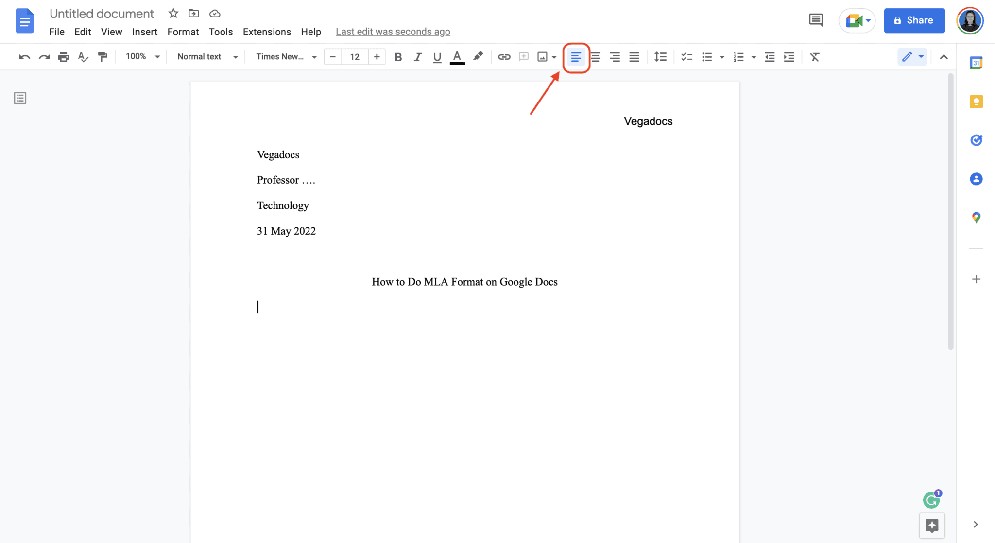 How To Do MLA Format On Google Docs - Vegadocs